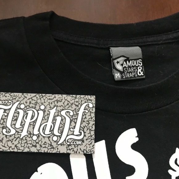 FAMOUS STARS & STRAPS 1999 GET MONEY BLACK SHIRT